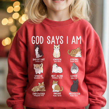 Faith Over Fear - God Say I Am – Kid & Unisex Tshirt / Hoodie / Sweatshirt