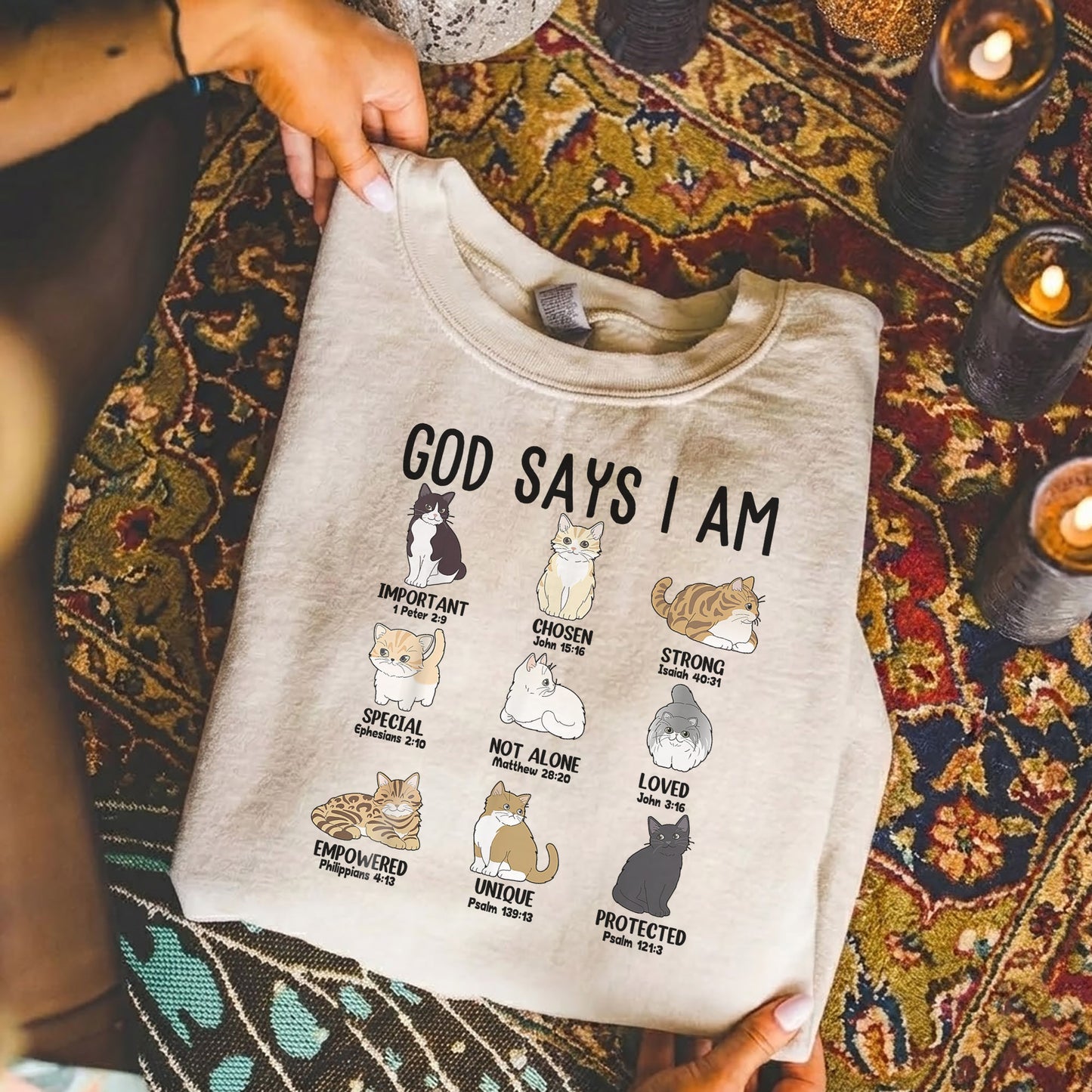 Faith Over Fear - God Say I Am – Kid & Unisex Tshirt / Hoodie / Sweatshirt
