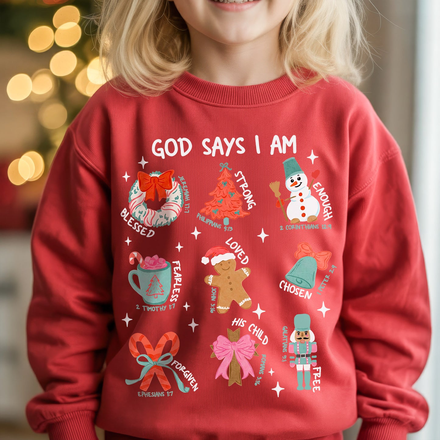 Loved & Chosen - God Say I Am – Kid & Unisex Tshirt / Hoodie / Sweatshirt