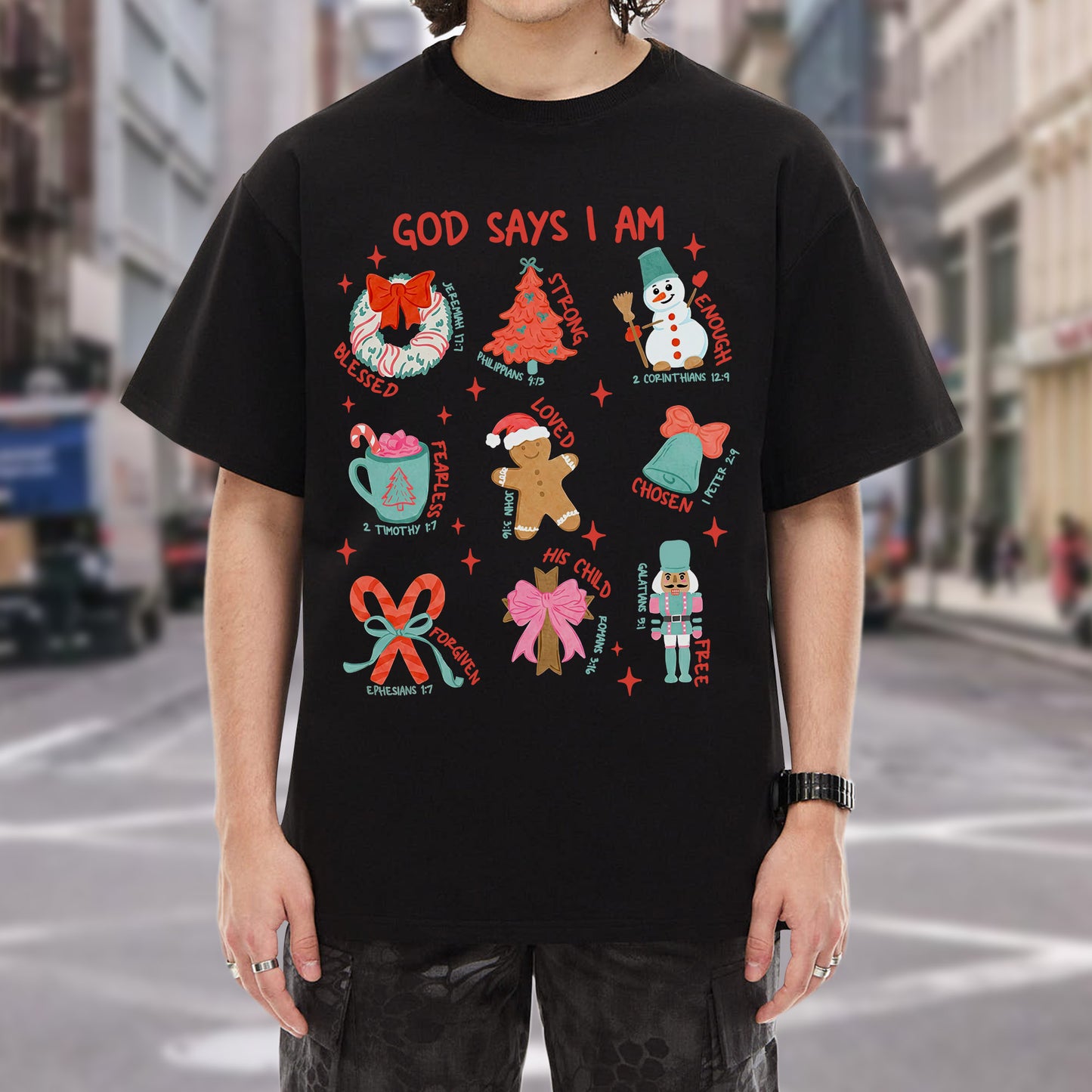 Loved & Chosen - God Say I Am – Kid & Unisex Tshirt / Hoodie / Sweatshirt