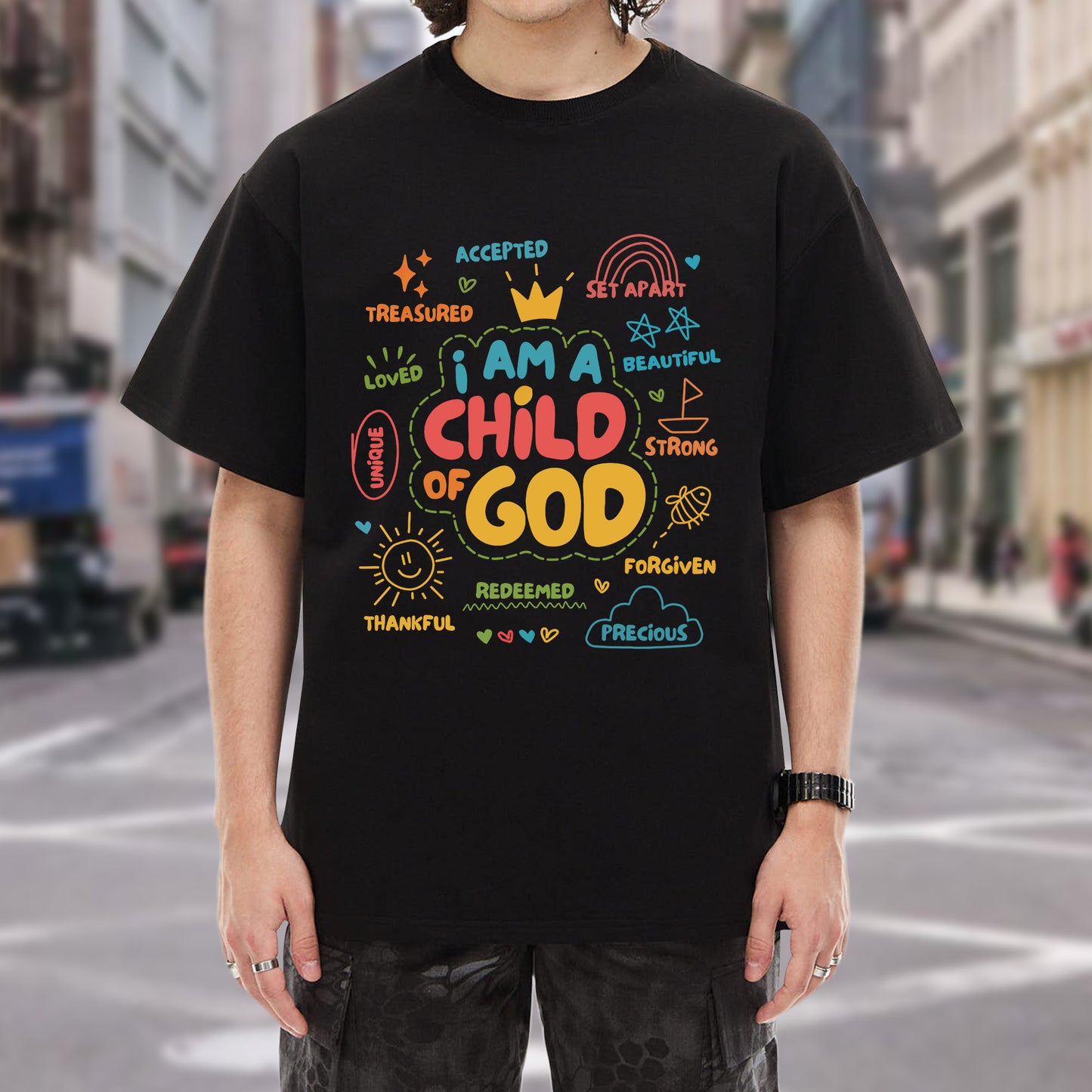 God’s Beloved Child - God Say I Am – Kid & Unisex Tshirt / Hoodie / Sweatshirt