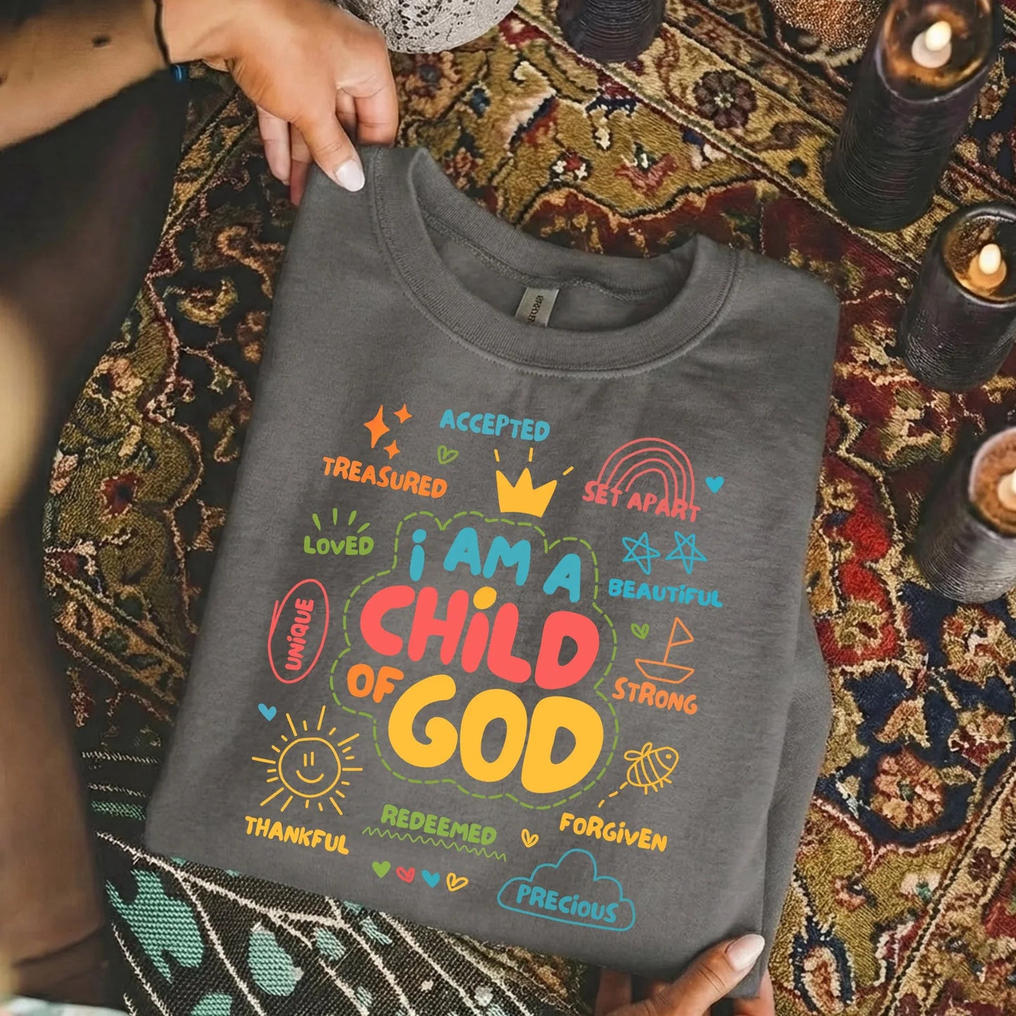 [COMFORT T-SHIRT]God’s Beloved Child – God Say I Am - Faith Guided Life