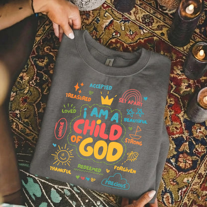 [COMFORT T-SHIRT]God’s Beloved Child – God Say I Am - Faith Guided Life