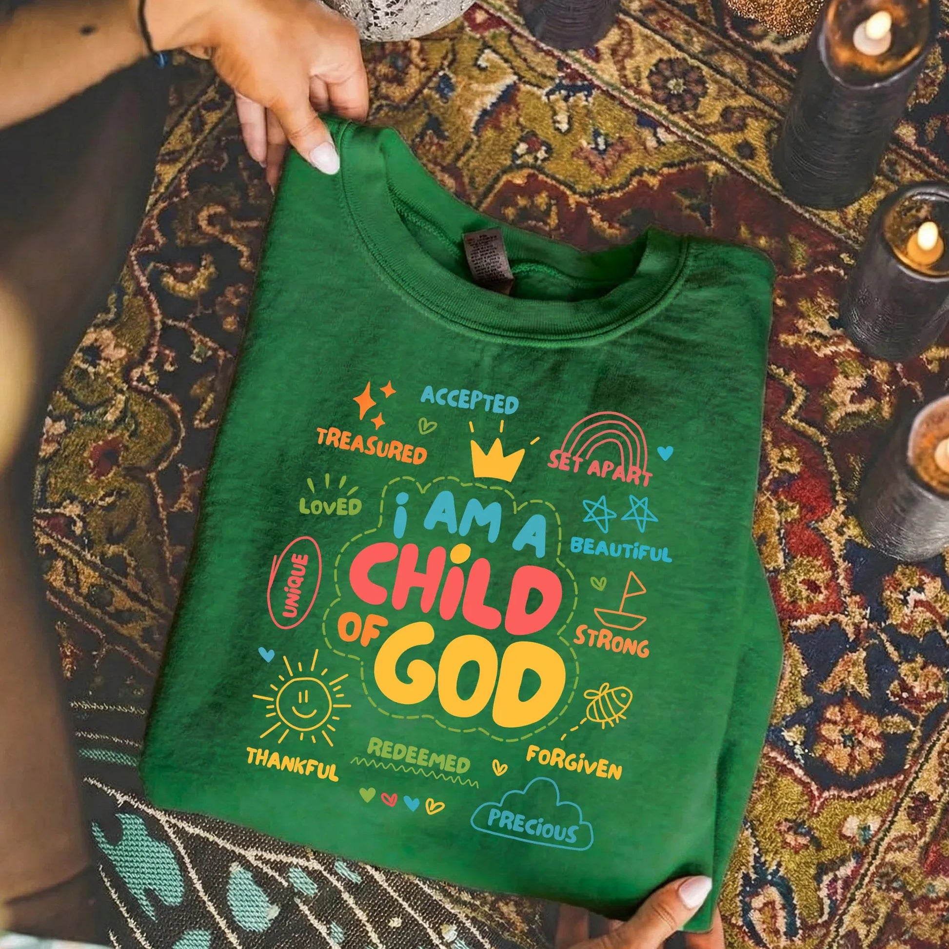 [COMFORT T-SHIRT]God’s Beloved Child – God Say I Am - Faith Guided Life