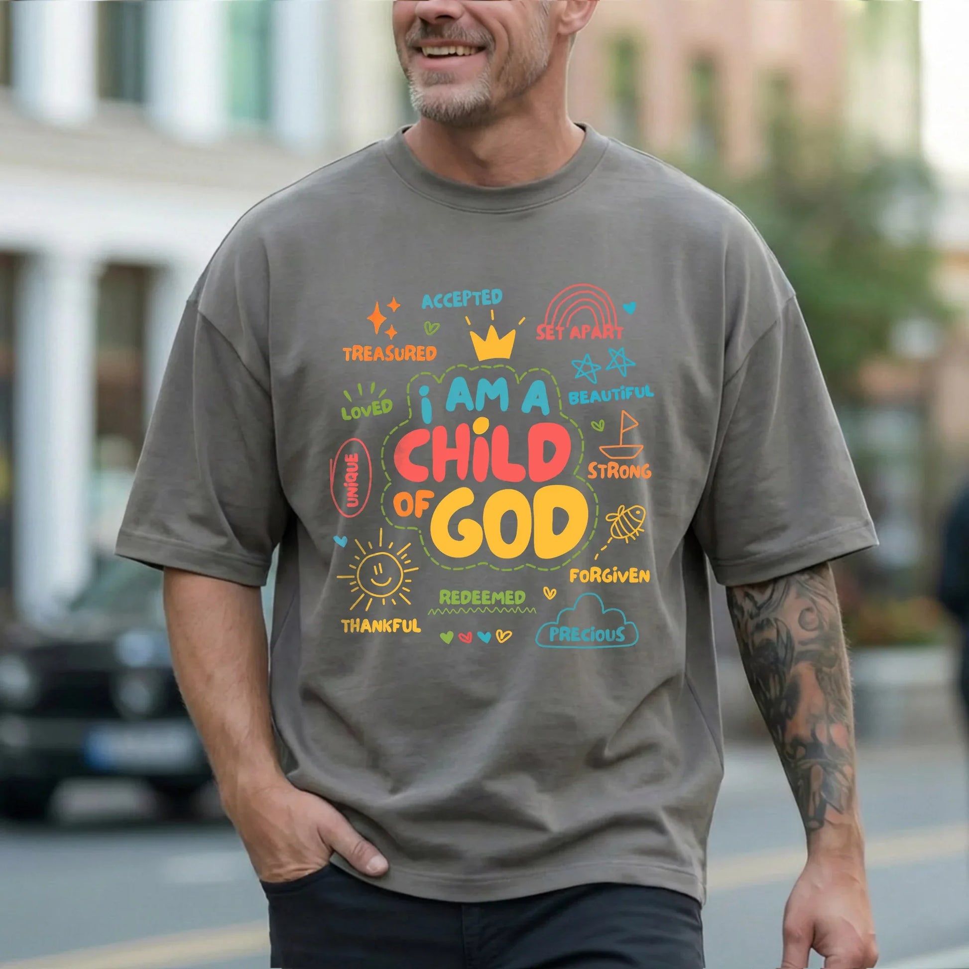 [COMFORT T-SHIRT]God’s Beloved Child – God Say I Am - Faith Guided Life