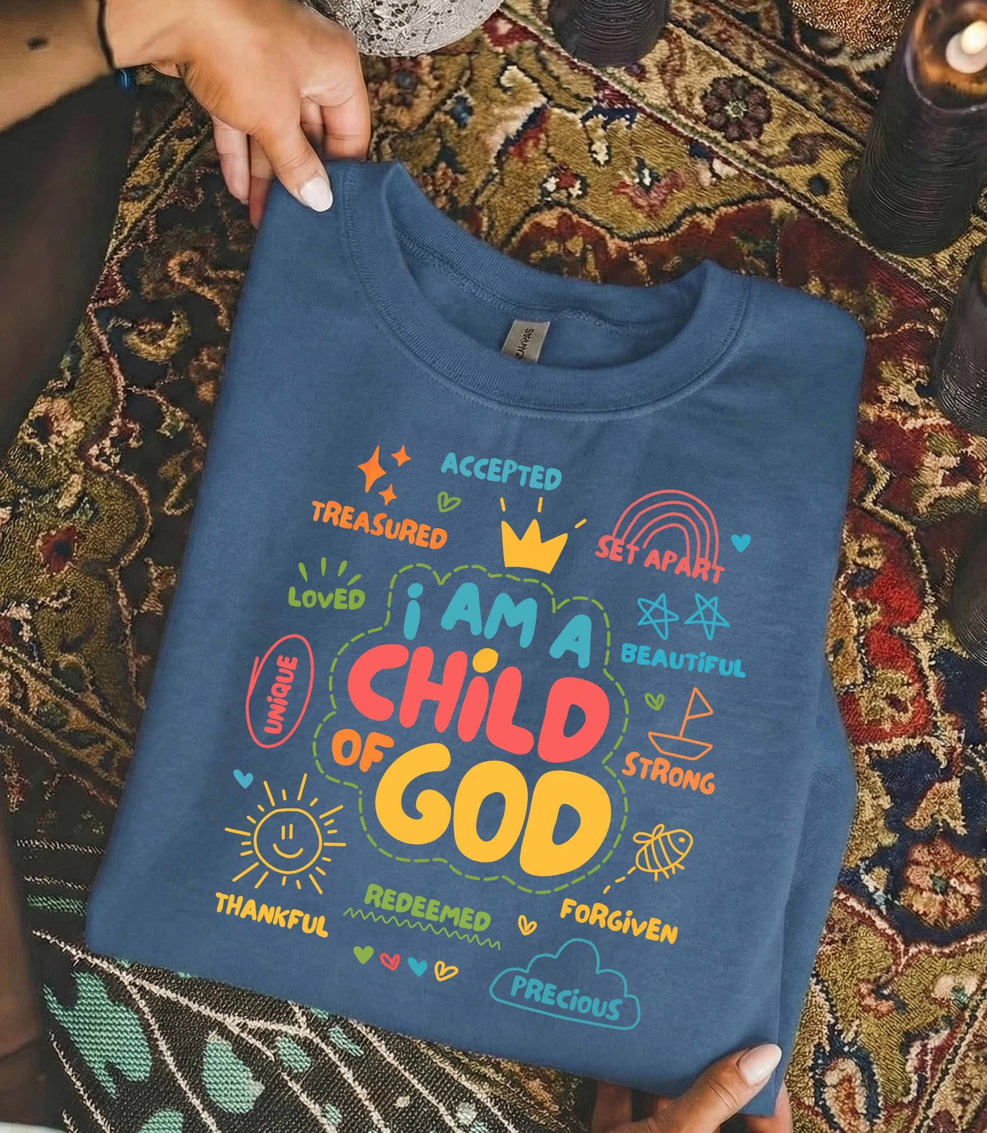 [COMFORT T-SHIRT]God’s Beloved Child – God Say I Am - Faith Guided Life