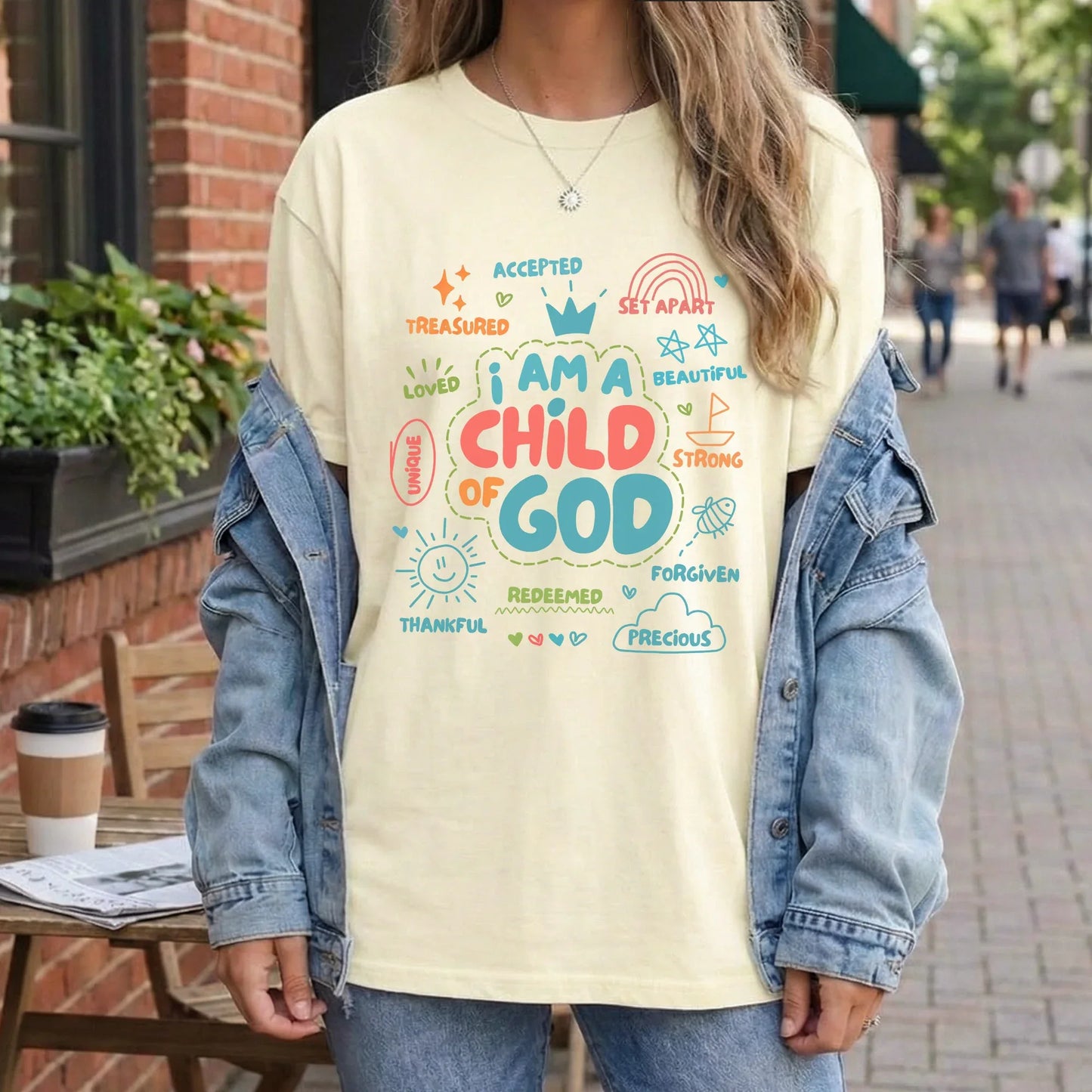 [COMFORT T-SHIRT]God’s Beloved Child – God Say I Am - Faith Guided Life