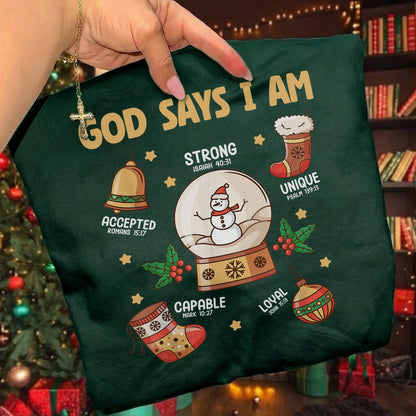 Christmas Holiday - God Say I Am – Kid & Unisex Tshirt / Hoodie / Sweatshirt