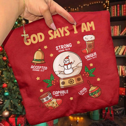 Christmas Holiday - God Say I Am – Kid & Unisex Tshirt / Hoodie / Sweatshirt