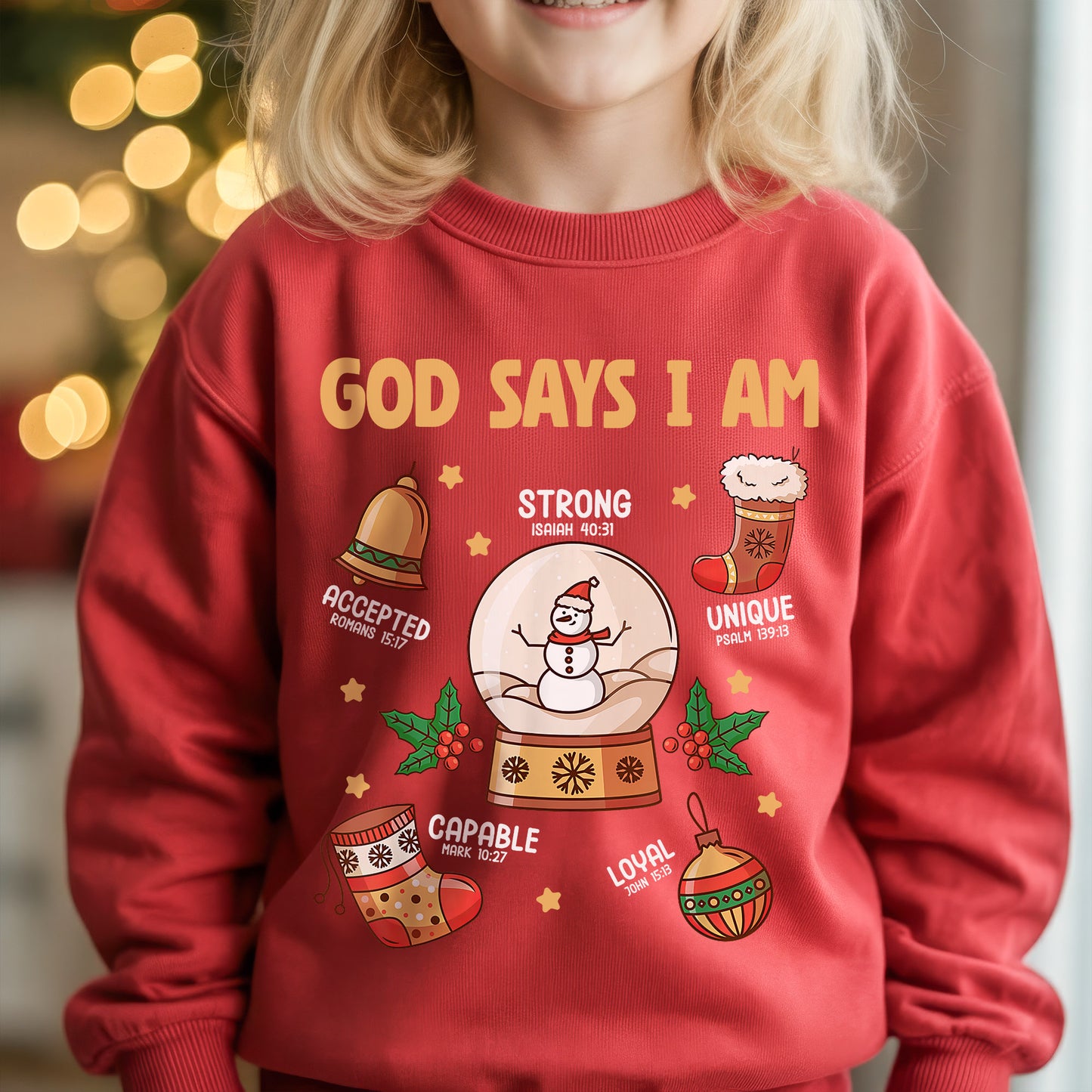 Christmas Holiday - God Say I Am – Kid & Unisex Tshirt / Hoodie / Sweatshirt