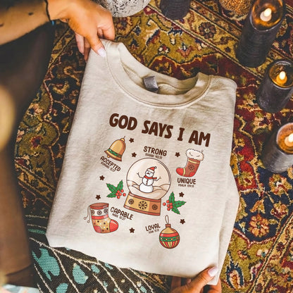 Christmas Holiday - God Say I Am – Kid & Unisex Tshirt / Hoodie / Sweatshirt