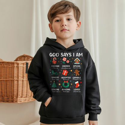 Little Believer - God Say I Am – Kid & Unisex Tshirt / Hoodie / Sweatshirt