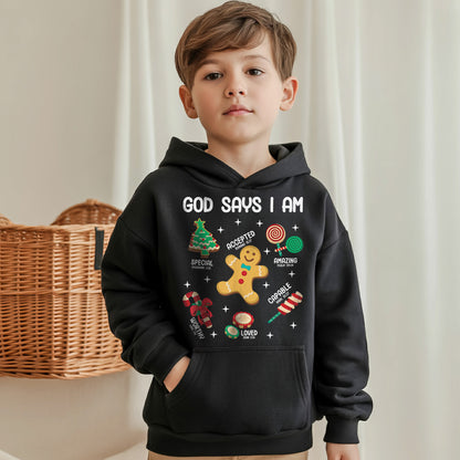 Light of Christmas - God Say I Am – Kid & Unisex Tshirt / Hoodie / Sweatshirt