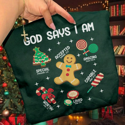 Light of Christmas - God Say I Am – Kid & Unisex Tshirt / Hoodie / Sweatshirt