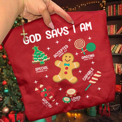 Light of Christmas - God Say I Am – Kid & Unisex Tshirt / Hoodie / Sweatshirt