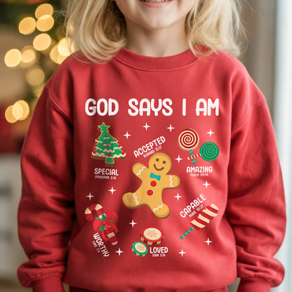 Light of Christmas - God Say I Am – Kid & Unisex Tshirt / Hoodie / Sweatshirt
