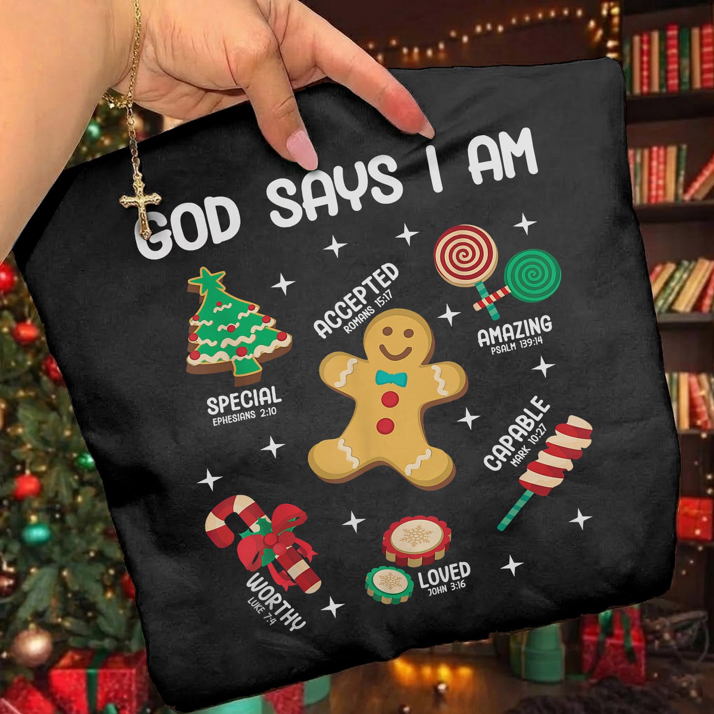 Light of Christmas - God Say I Am – Kid & Unisex Tshirt / Hoodie / Sweatshirt