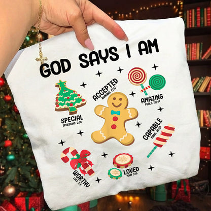 Light of Christmas - God Say I Am – Kid & Unisex Tshirt / Hoodie / Sweatshirt