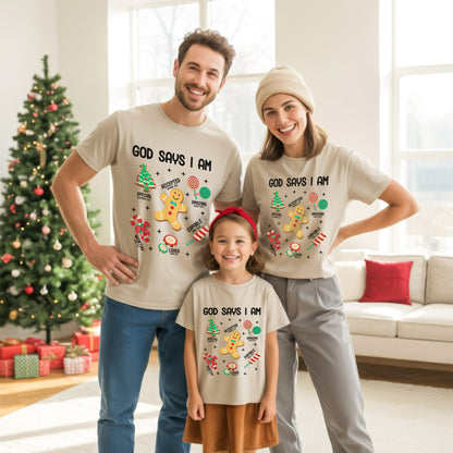 Light of Christmas - God Say I Am – Kid & Unisex Tshirt / Hoodie / Sweatshirt