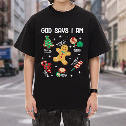 Light of Christmas - God Say I Am – Kid & Unisex Tshirt / Hoodie / Sweatshirt