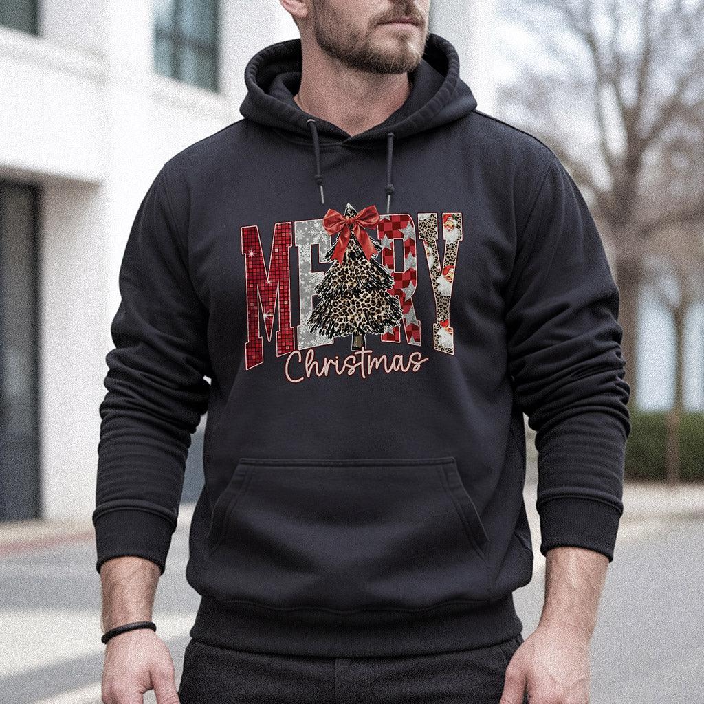 Merry Christmas – Pattern – Unisex Tshirt / Hoodie / Sweatshirt - Faith Guided Life