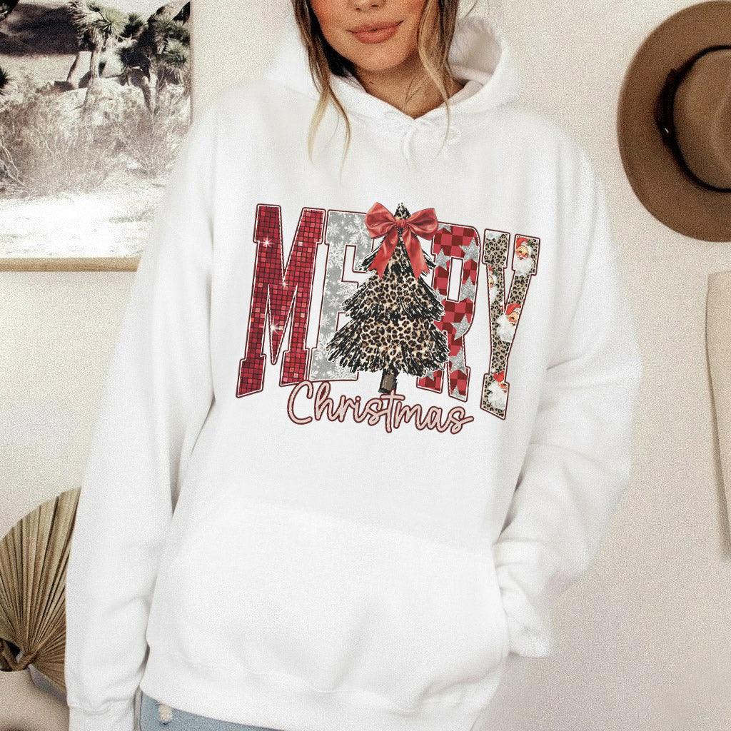 Merry Christmas – Pattern – Unisex Tshirt / Hoodie / Sweatshirt - Faith Guided Life
