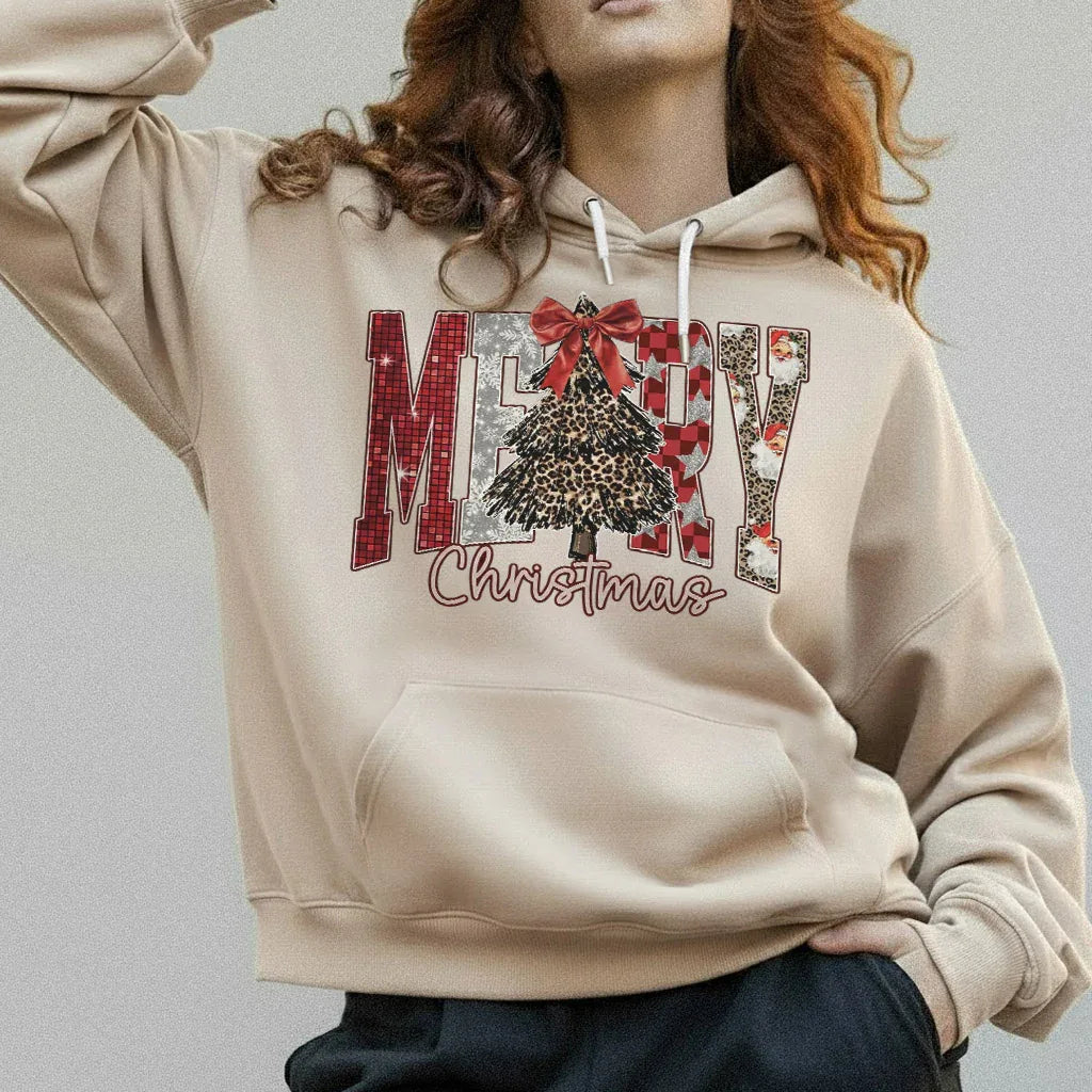 Merry Christmas – Pattern – Unisex Tshirt / Hoodie / Sweatshirt - Faith Guided Life