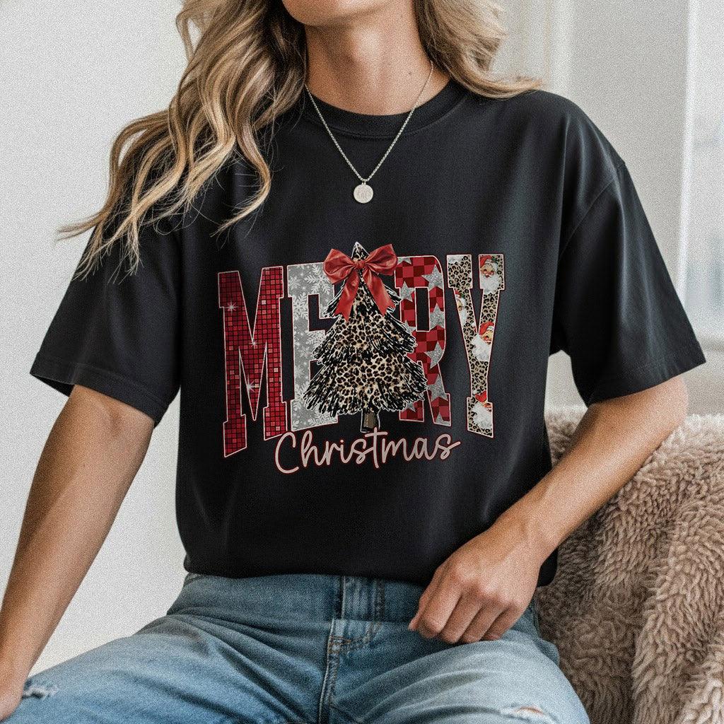 Merry Christmas – Pattern – Unisex Tshirt / Hoodie / Sweatshirt - Faith Guided Life