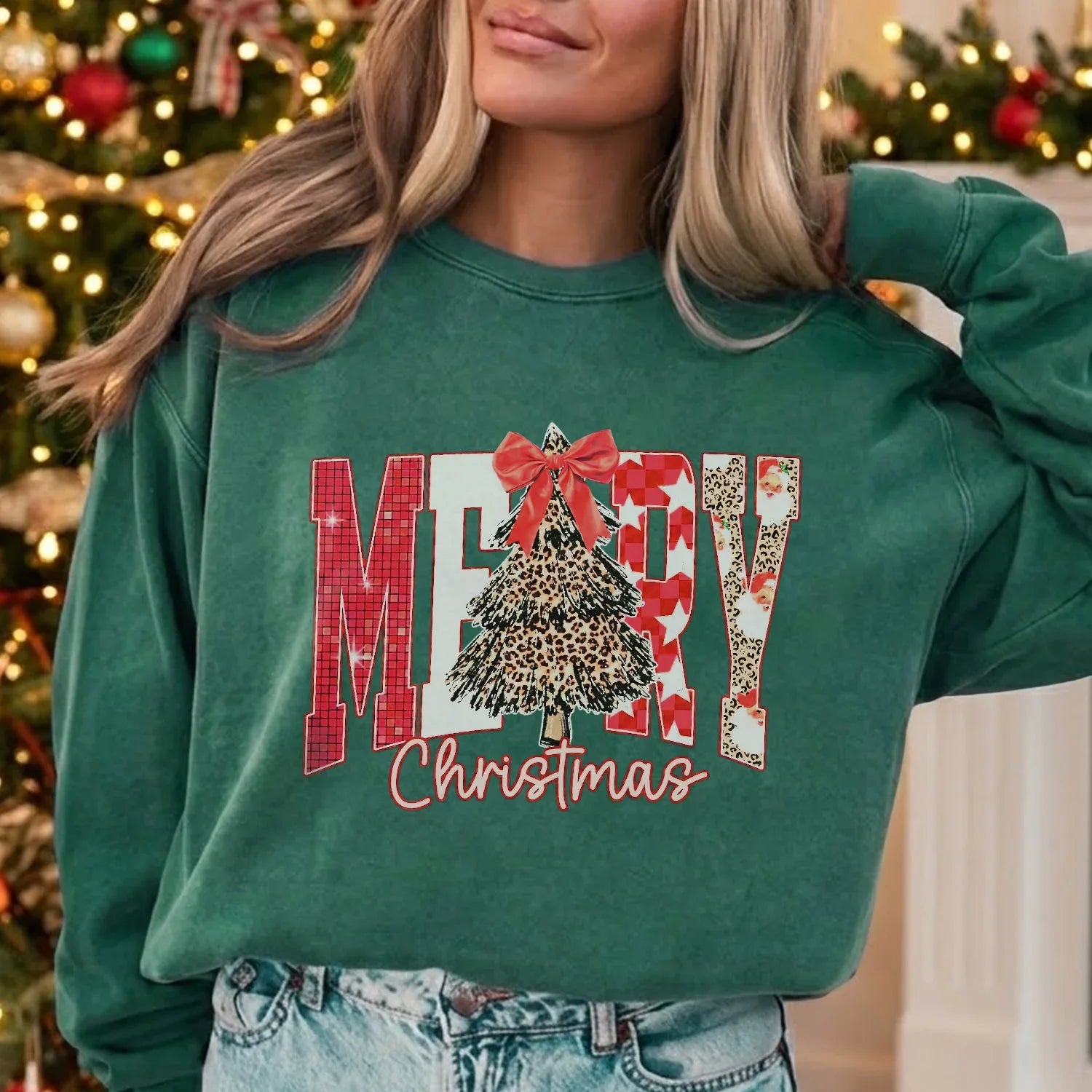 Merry Christmas – Pattern – Unisex Tshirt / Hoodie / Sweatshirt - Faith Guided Life