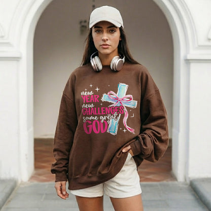 New Year New Challenges Same Great God – New Year In God – Unisex Tshirt / Hoodie / Sweatshirt