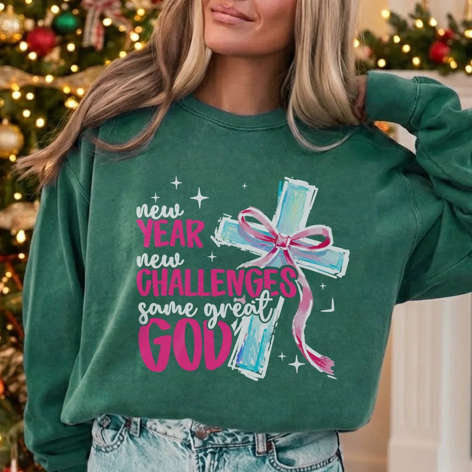 New Year New Challenges Same Great God – New Year In God – Unisex Tshirt / Hoodie / Sweatshirt - Faith Guided Life