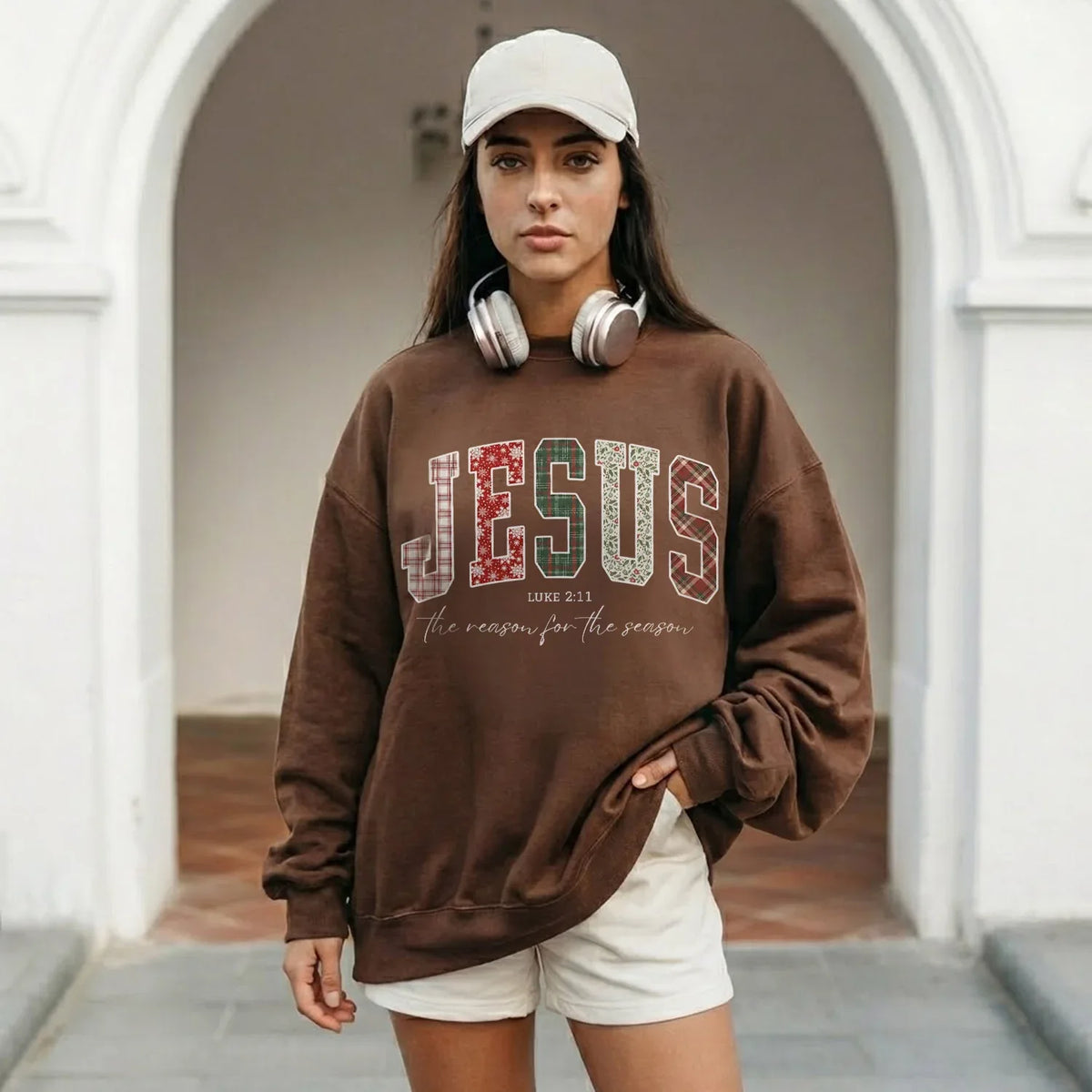 Jesus Is The Reason For The Season Pattern Design - Merry Christmas - Unisex Tshirt / Hoodie / Sweatshirt - Faith Guided Life