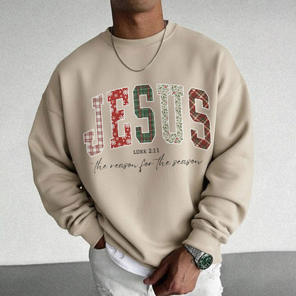 Jesus Is The Reason For The Season Pattern Design - Merry Christmas - Unisex Tshirt / Hoodie / Sweatshirt