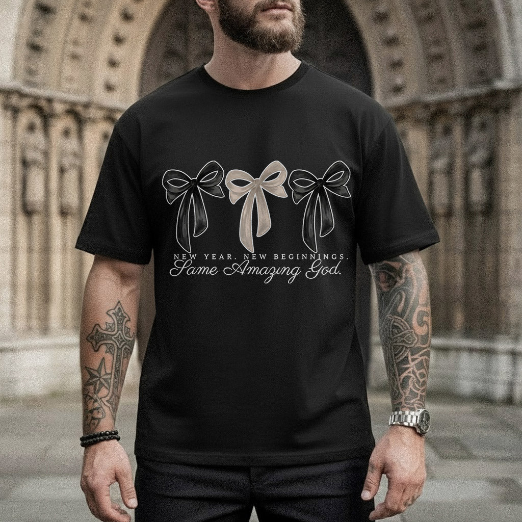 New Year New Beginnings Same Amazing God – New Year In God – Unisex T-shirt / Hoodie / Sweatshirt