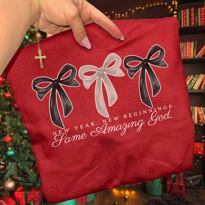 New Year New Beginnings Same Amazing God – New Year In God – Unisex T-shirt / Hoodie / Sweatshirt