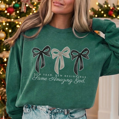 New Year New Beginnings Same Amazing God – New Year In God – Unisex T-shirt / Hoodie / Sweatshirt