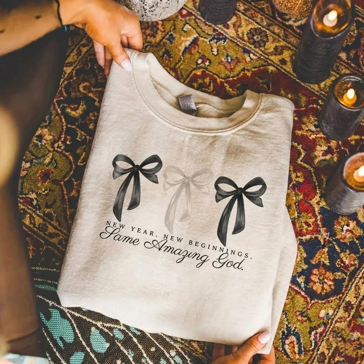 New Year New Beginnings Same Amazing God – New Year In God – Unisex T-shirt / Hoodie / Sweatshirt - Faith Guided Life