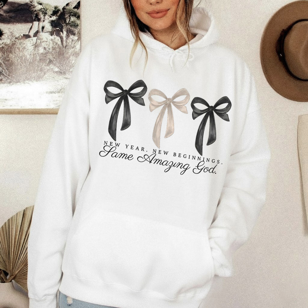 New Year New Beginnings Same Amazing God – New Year In God – Unisex T-shirt / Hoodie / Sweatshirt