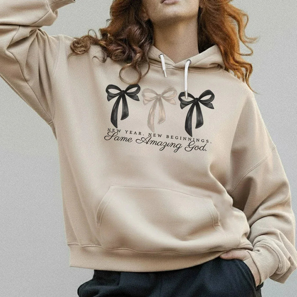 New Year New Beginnings Same Amazing God – New Year In God – Unisex T-shirt / Hoodie / Sweatshirt - Faith Guided Life