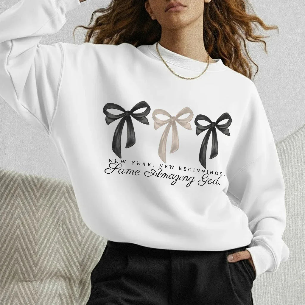 New Year New Beginnings Same Amazing God – New Year In God – Unisex T-shirt / Hoodie / Sweatshirt - Faith Guided Life