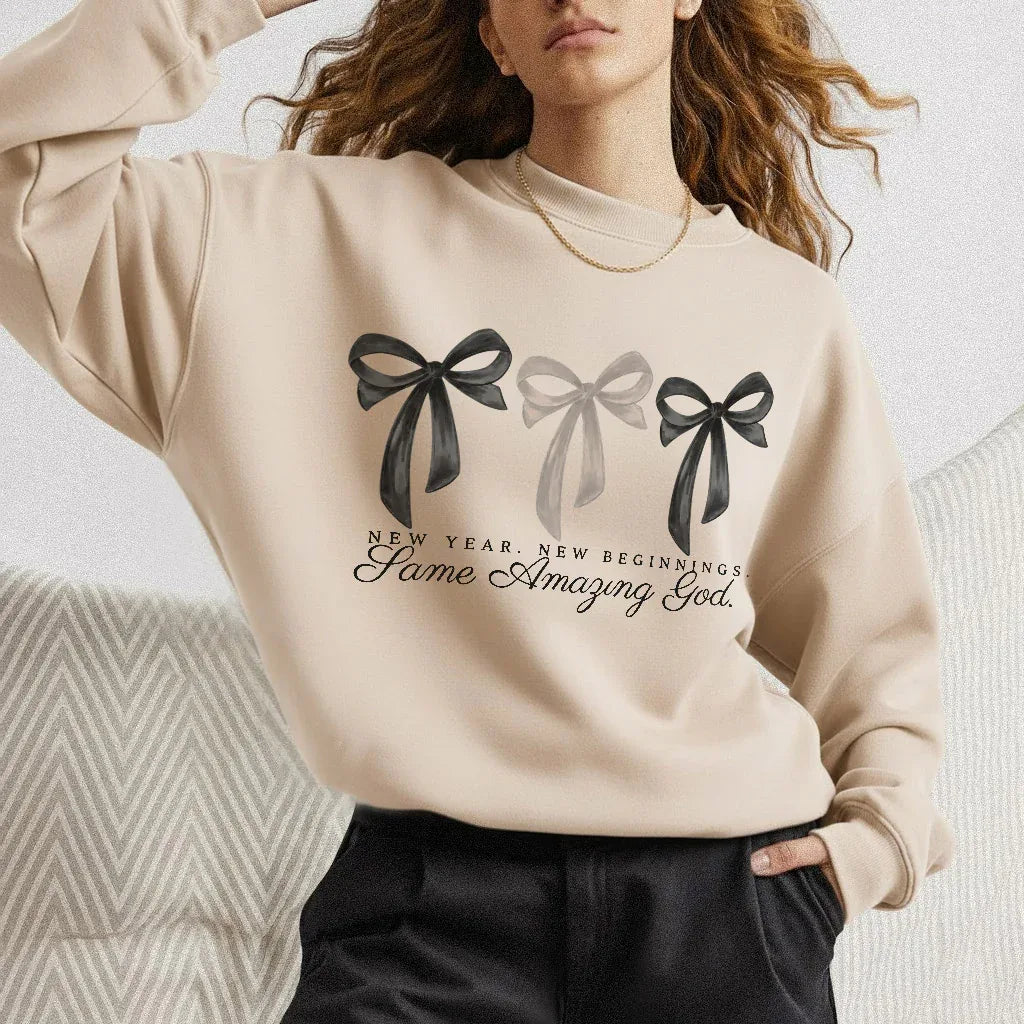 New Year New Beginnings Same Amazing God – New Year In God – Unisex T-shirt / Hoodie / Sweatshirt - Faith Guided Life