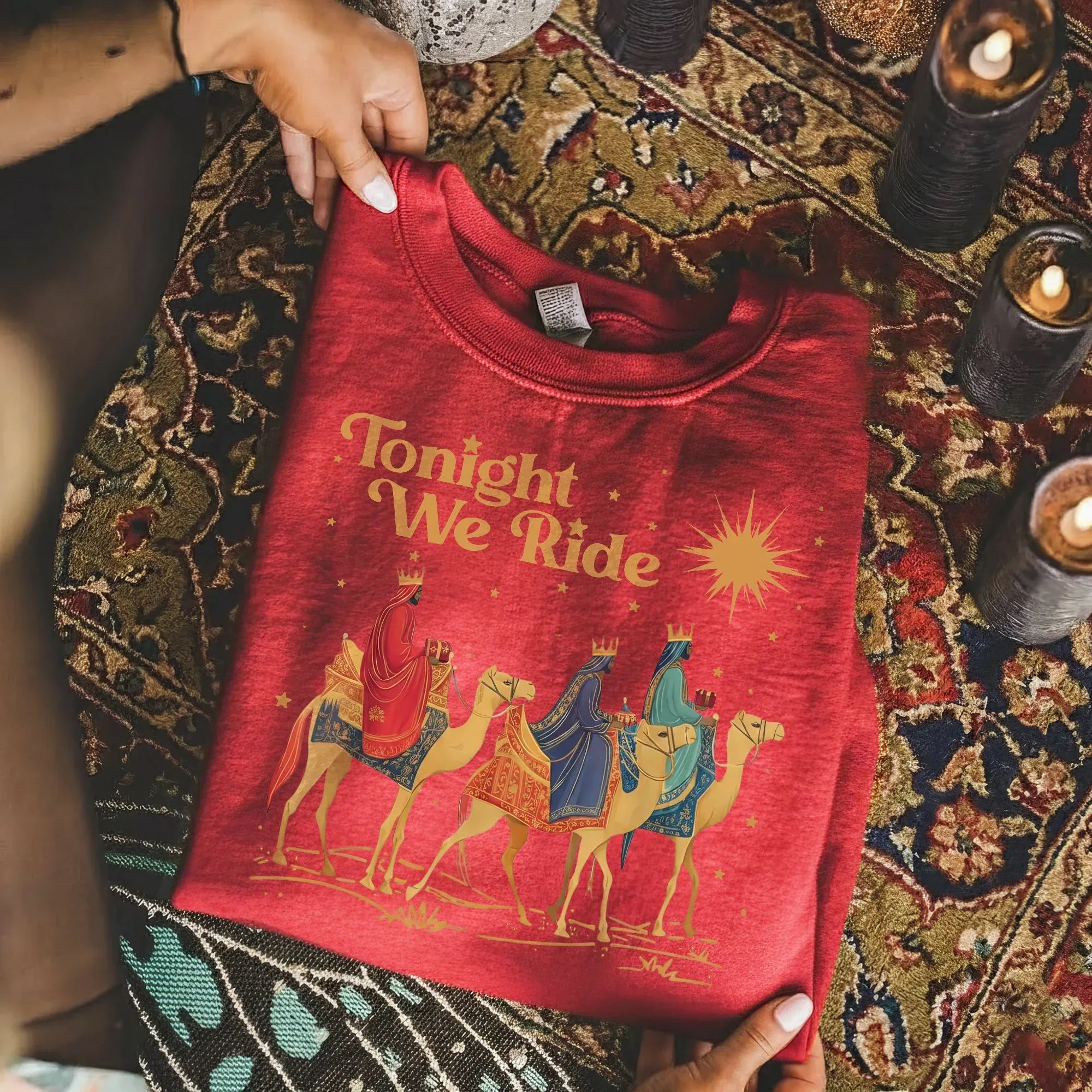 Tonight We Ride – The Wise Men Design – Unisex T-shirt / Hoodie / Sweatshirt - Faith Guided Life