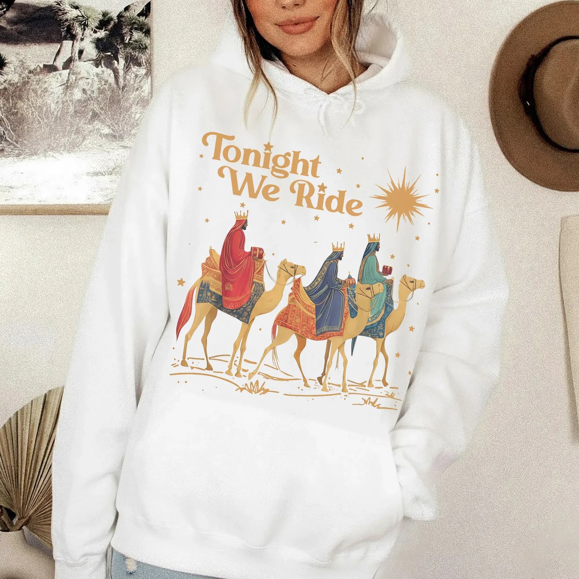 Tonight We Ride – The Wise Men Design – Unisex T-shirt / Hoodie / Sweatshirt - Faith Guided Life