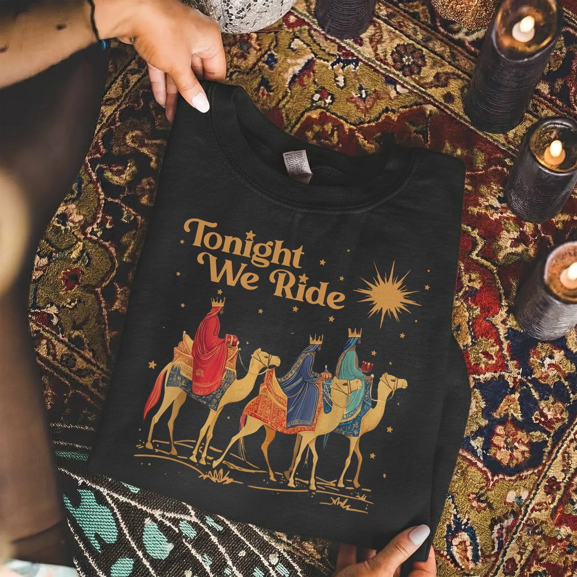 Tonight We Ride – The Wise Men Design – Unisex T-shirt / Hoodie / Sweatshirt - Faith Guided Life