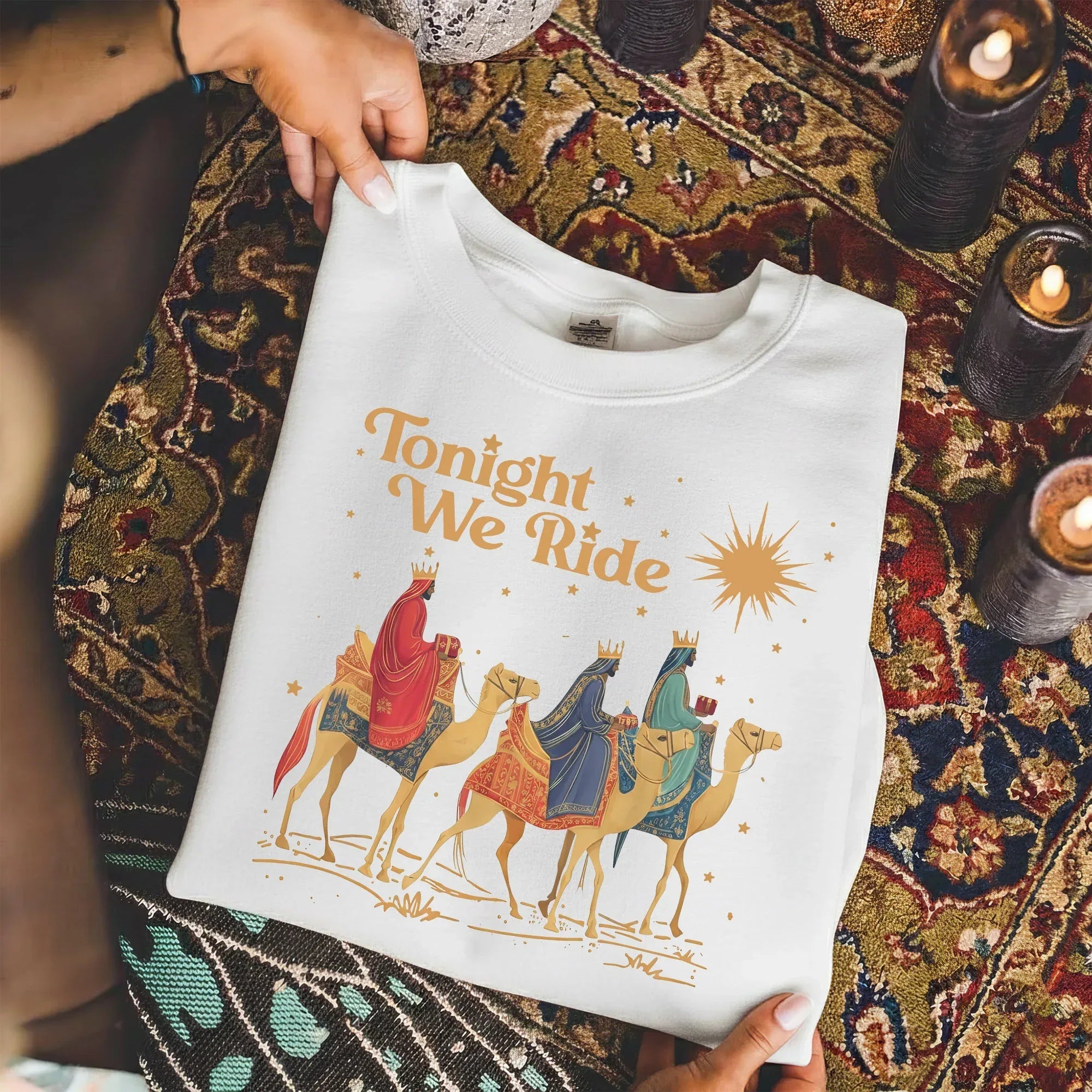Tonight We Ride – The Wise Men Design – Unisex T-shirt / Hoodie / Sweatshirt - Faith Guided Life