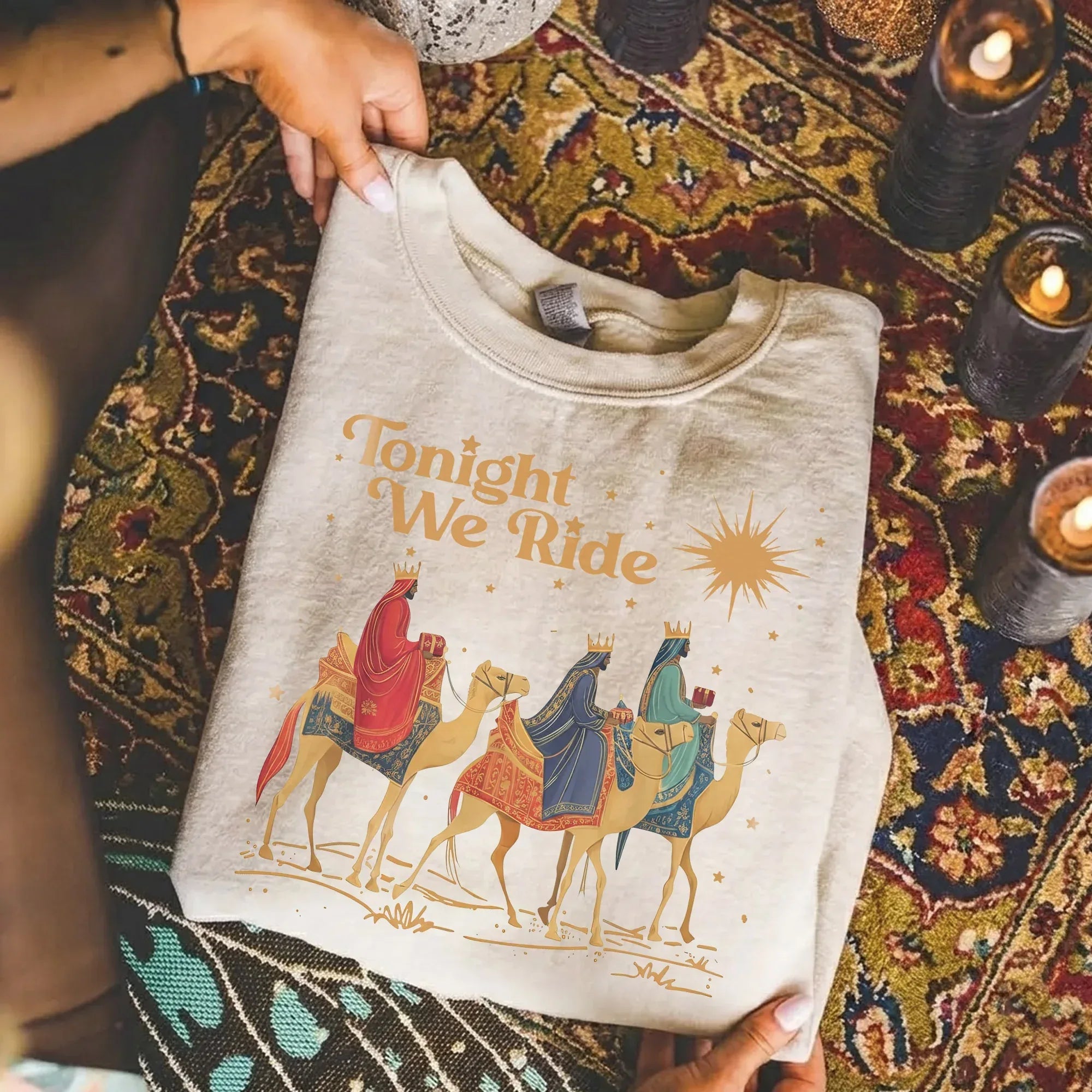 Tonight We Ride – The Wise Men Design – Unisex T-shirt / Hoodie / Sweatshirt - Faith Guided Life