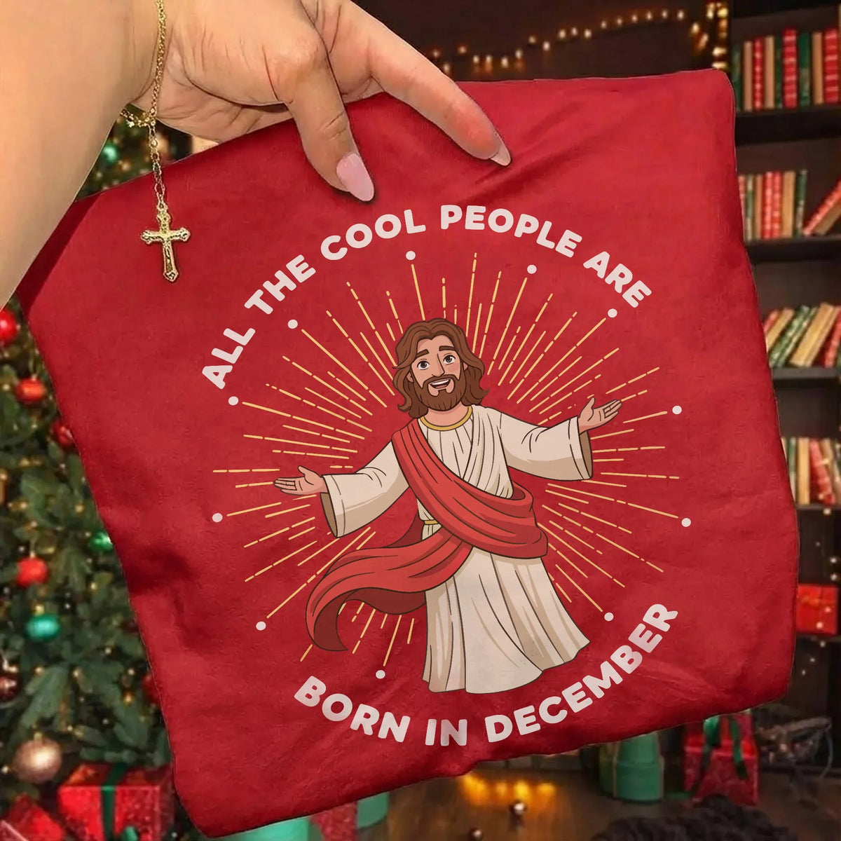 All the Cool People Are Born in December – Jesus Design – Unisex T-shirt / Hoodie / Sweatshirt - Faith Guided Life