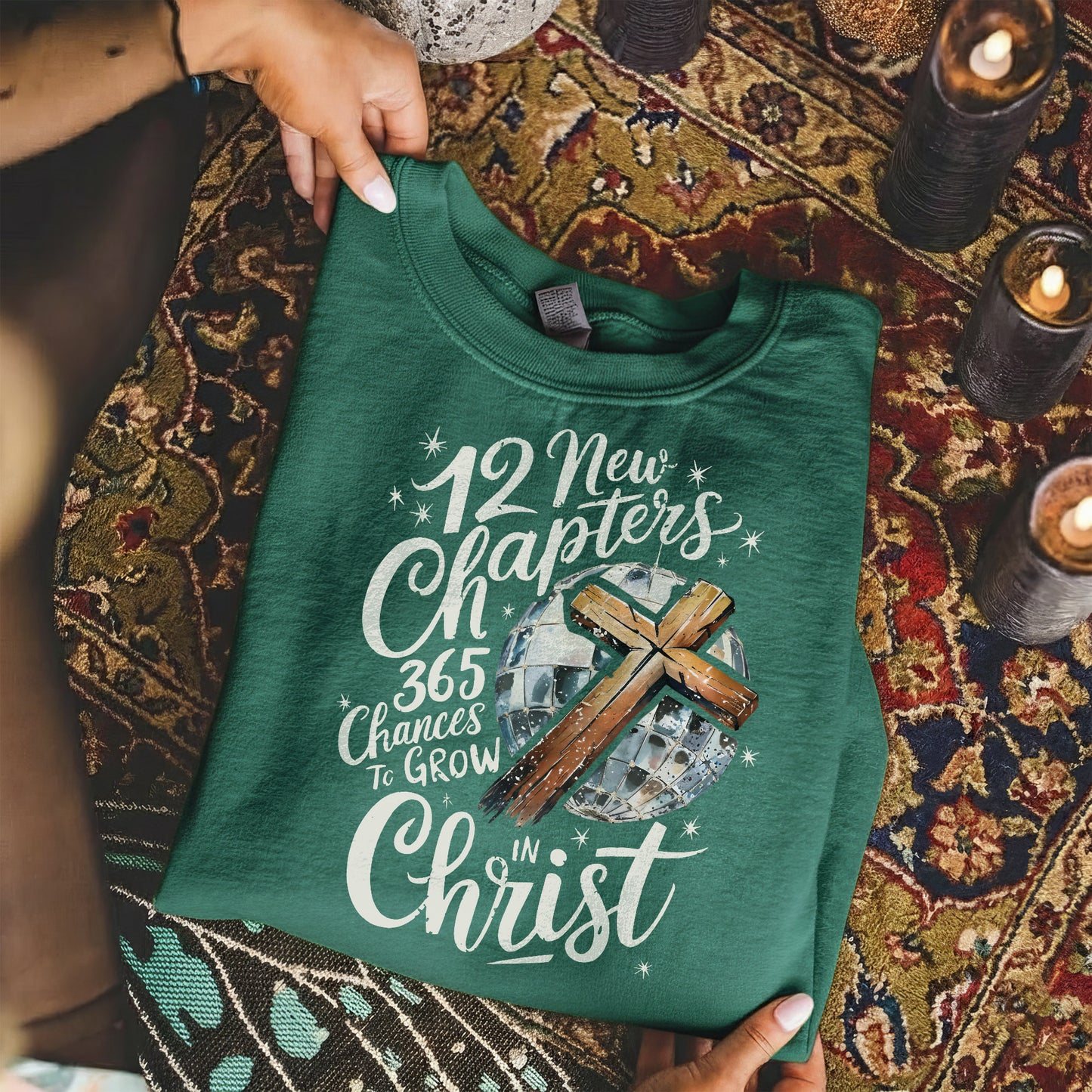 12 New Chapters 365 Chances Faith - New Year in God - Unisex Tshirt / Hoodie / Sweatshirt