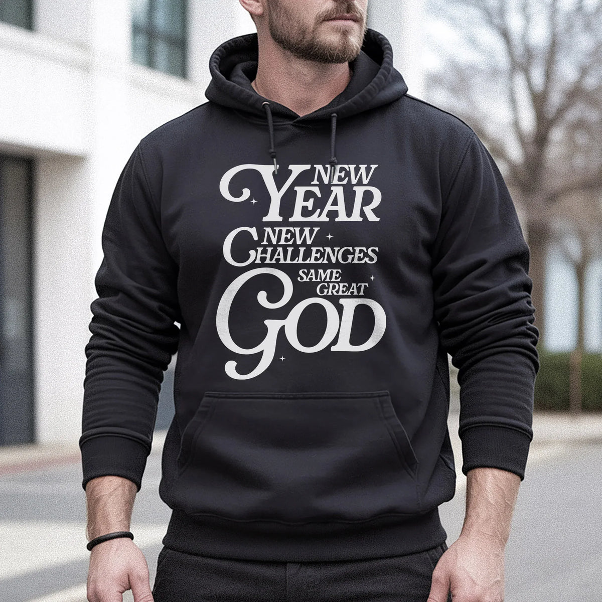 New Year New Challenges Same Great God - New Year in God - Unisex Tshirt / Hoodie / Sweatshirt - Faith Guided Life