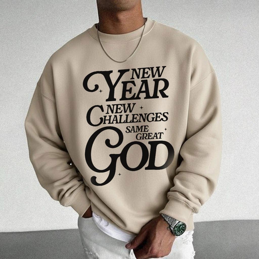 New Year New Challenges Same Great God - New Year in God - Unisex Tshirt / Hoodie / Sweatshirt - Faith Guided Life